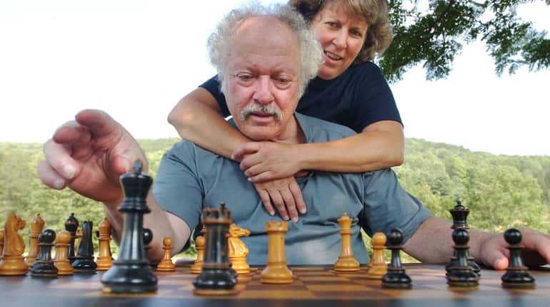 Chess master Shelby Lyman and his wife, Michele.