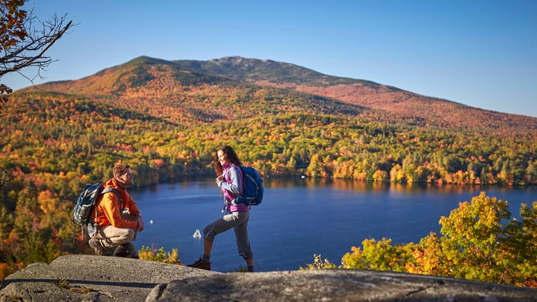 Go hiking and sightseeing at Mount Monadnock in New Hampshire...