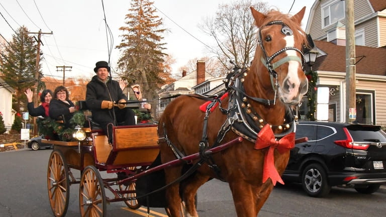 Horse & carriage rides will be available at the 26th...