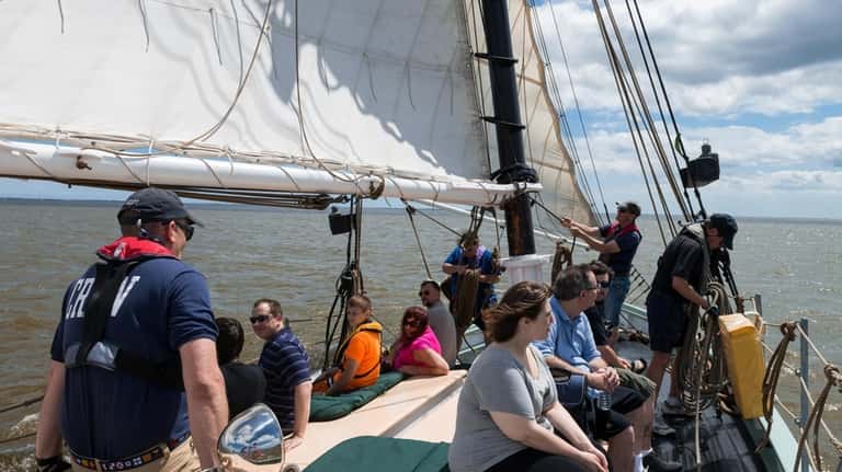Cruises are available on the Priscilla sailboat in West Sayville.