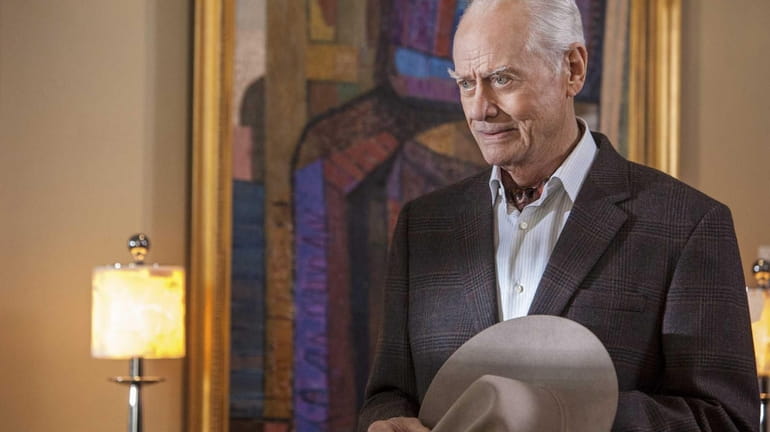 Larry Hagman as J.R. Ewing on the rebooted prime-time soap...