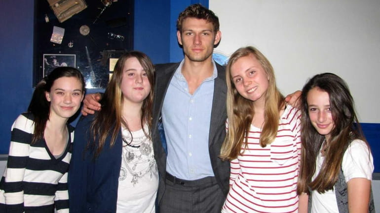 Actor Alex Pettyfer, star of "I Am Number Four," with...