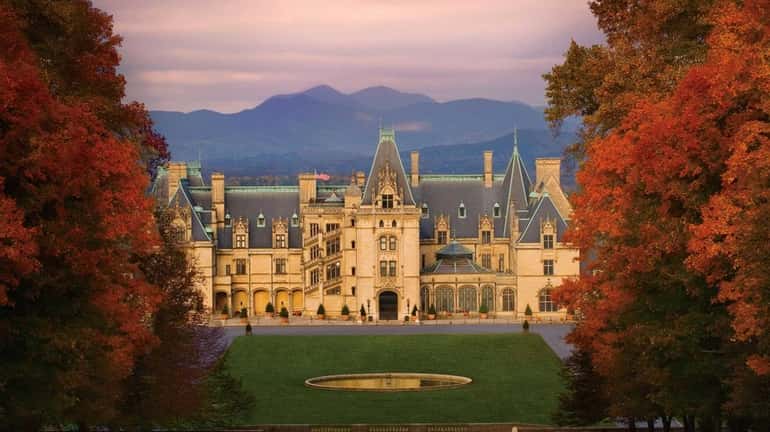 Get close to fall color at Biltmore in Asheville, NC....