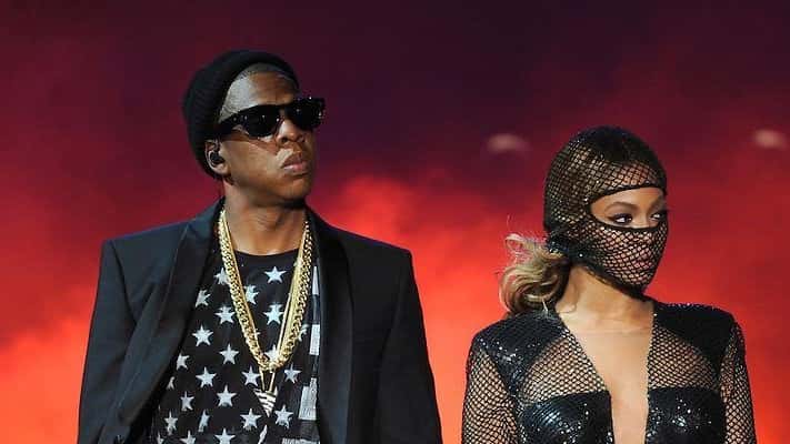 Jay Z and Beyonce perform at MetLife Stadium on July...