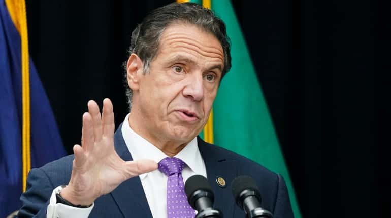 Gov. Andrew M. Cuomo said people will need to be...