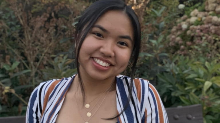 Alyssa Guiang, 18, a political science major at University at Albany. 
