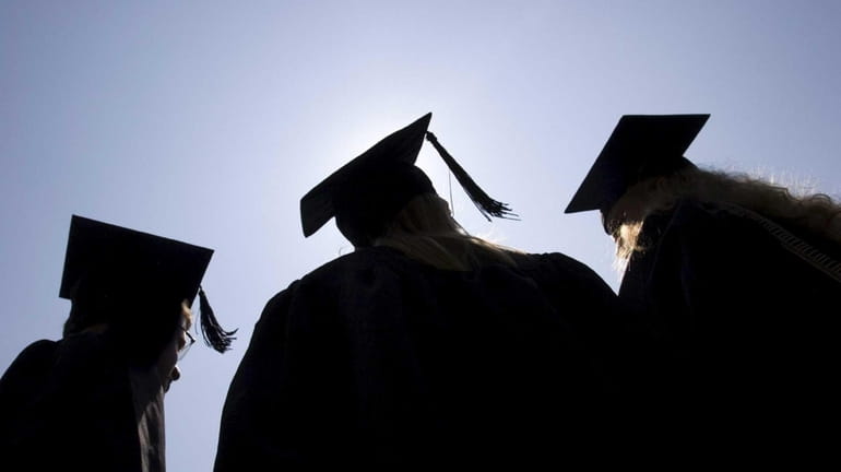 Graduation rates at seven of Long Island's four-year nonprofit colleges...