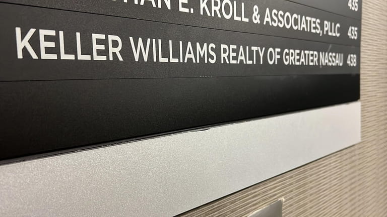 Sign outside the offices of Keller Williams Realty of Greater...