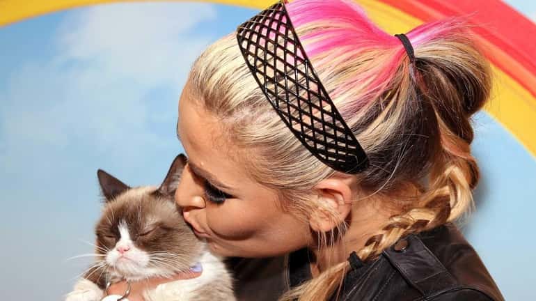 WWE Diva and E! "Total Divas" star Natalya hangs out...