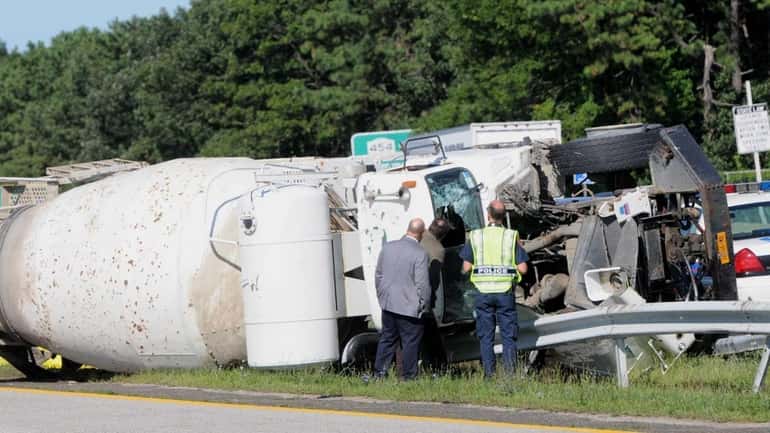 Police said a fatal crash involving a truck driver occurred...