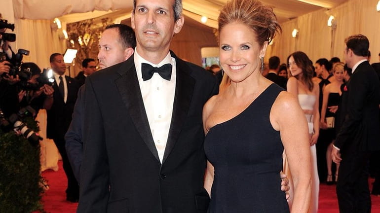 Katie Couric and John Molner attend The Metropolitan Museum of...