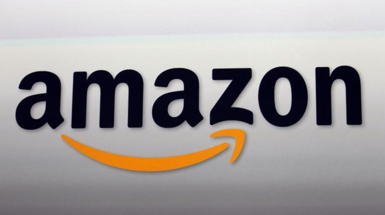 The Amazon logo is seen on Sept. 6, 2012.