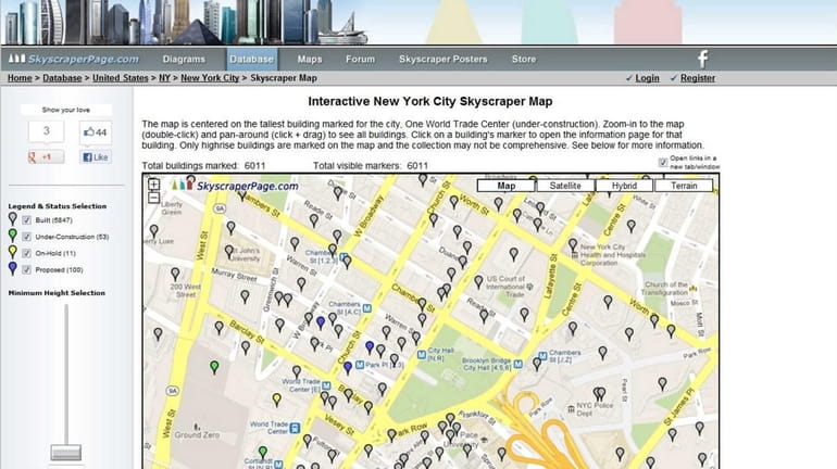 Skyscraperpage.com is a resource for skyscraper and urban enthusiasts.