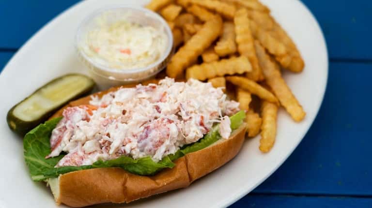 The New England lobster roll at Varney's in Bellport.