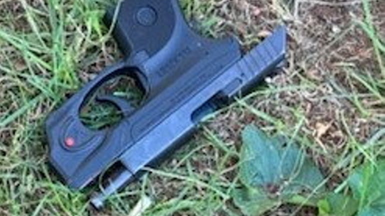 Nassau County police say this loaded Ruger LCP .380 caliber handgun...