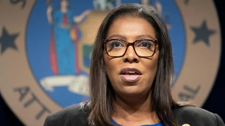 State Attorney General Letitia James said the mortgage industry should...