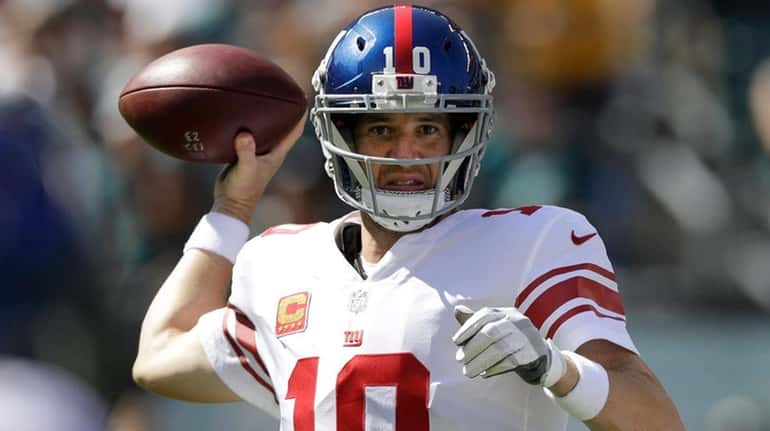 Giants QB Eli Manning employed a quicker release against the...