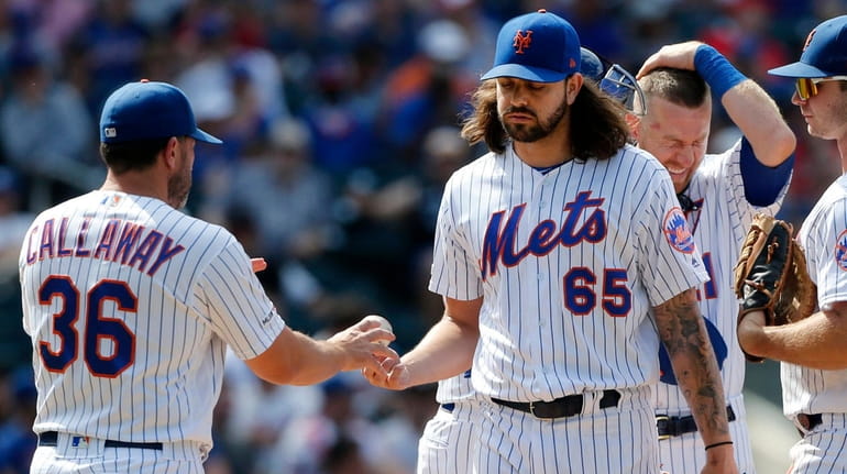 Robert Gsellman last pitched on Sunday, Aug. 11, 2019, when...