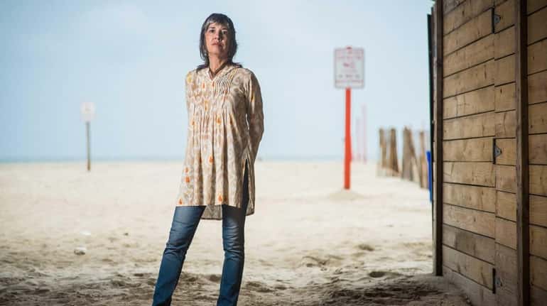 Author Judy Chicurel photographed underneath the Long Beach boardwalk, September...