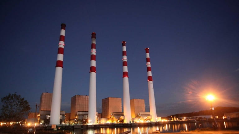 This file photo shows the National Grid power plant in...