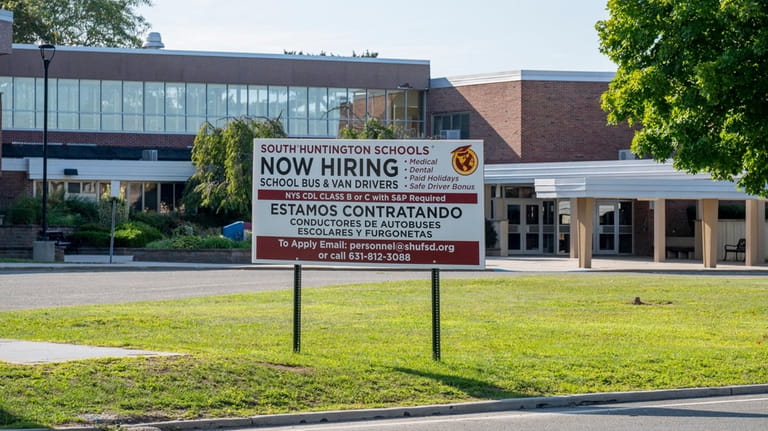 School districts across Long Island, including South Huntington's, are hiring.