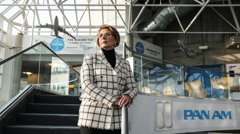 Linda Freire, chair of the Pan Am Museum and a...
