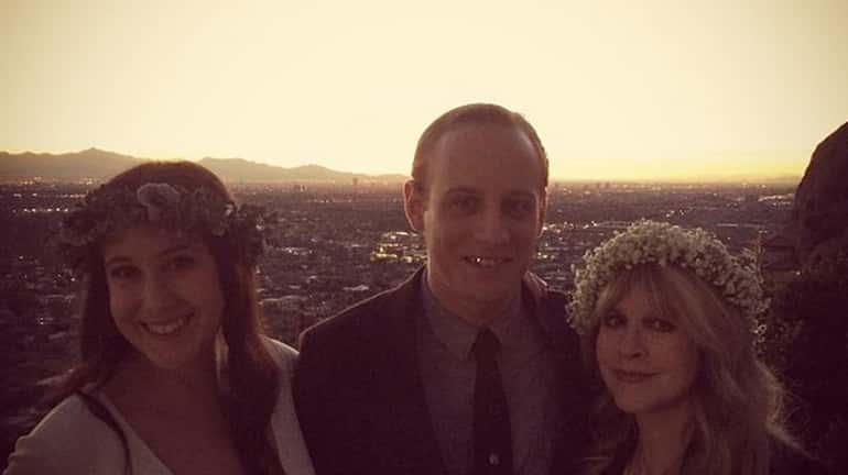 "Married! Thank you to the Honorable Reverend Stevie Nicks for...