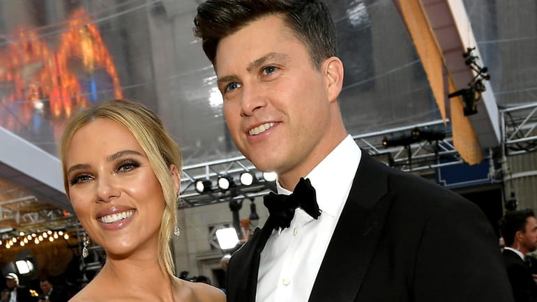 Scarlett Johansson and Colin Jost, who went public with their...