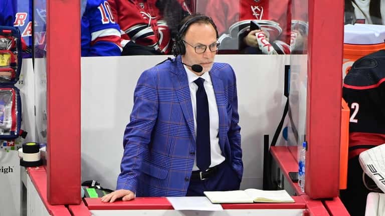 ESPN's Ray Ferraro during game seven of the second round...