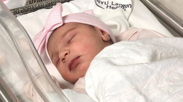 Julia and Jonathon Natanov's newborn baby girl, as yet unnamed, was born...