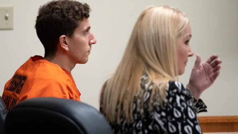 Bryan Kohberger, left, who is accused of killing four University...