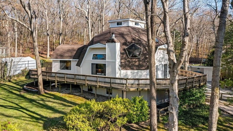 Priced at $959,000, this Buckminster Fuller-inspired dome-shaped home on Bagatelle...