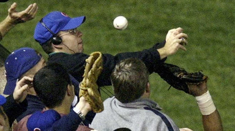 In this Oct. 14, 2003 file photo, Chicago Cubs left...