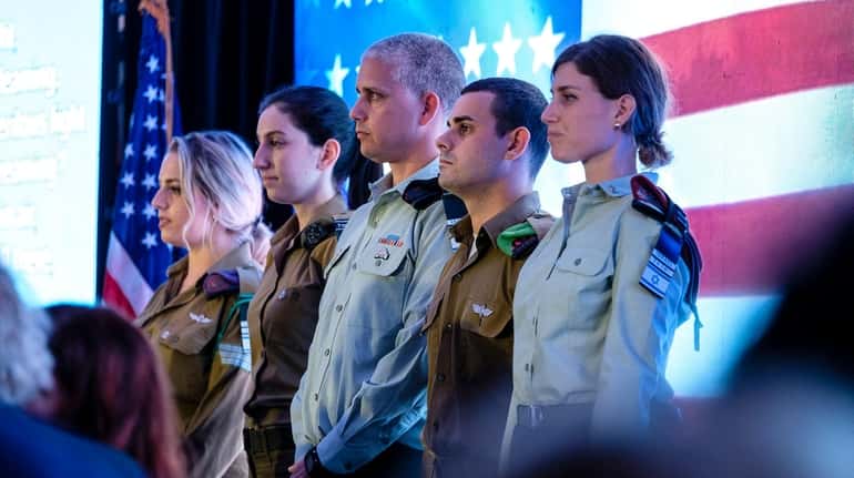 "Lone Soldiers" are honored at the Friends of Israel Defense...
