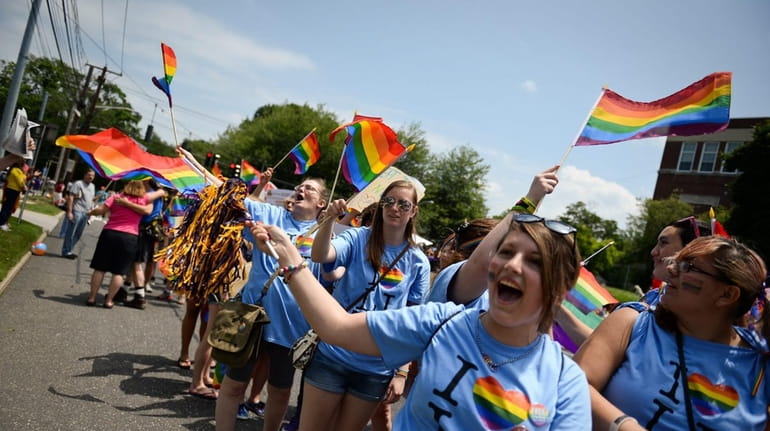 Long Island Pridefest, seen here on Saturday, June 14, 2014,...