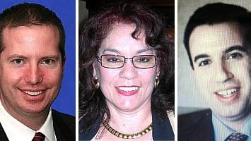 William J. McDonald, Vickie DeFriest, Dominick Miserandino