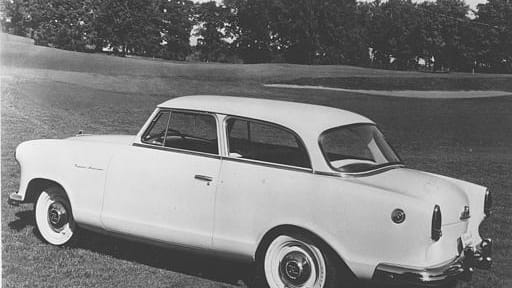 The Rambler American, a compact car manufactured by American Motors...