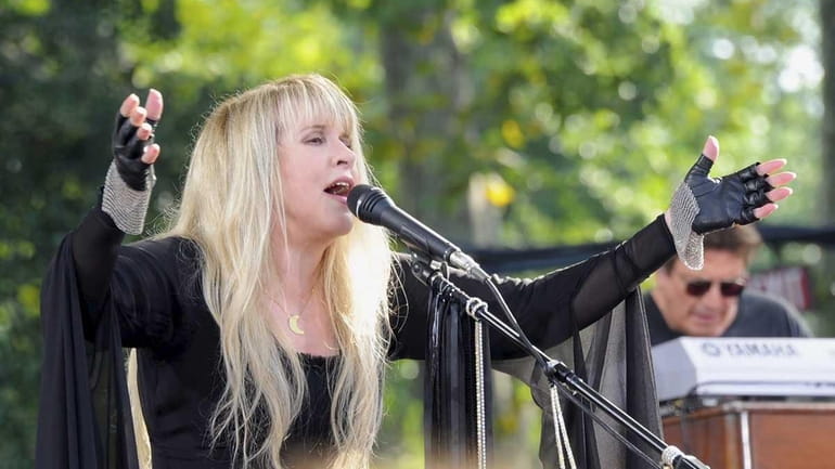 Stevie Nicks performs on ABC's "Good Morning America" at Rumsey...