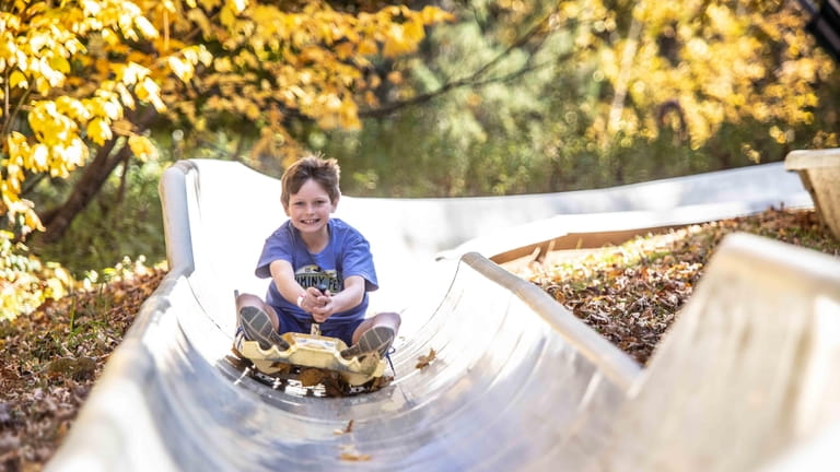 Take a ride down the Alpine Slide at the Jiminy...