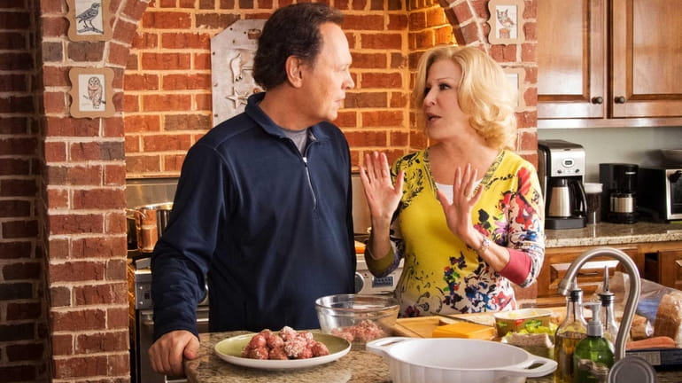Billy Crystal, left, as Artie and Bette Midler as Diane...
