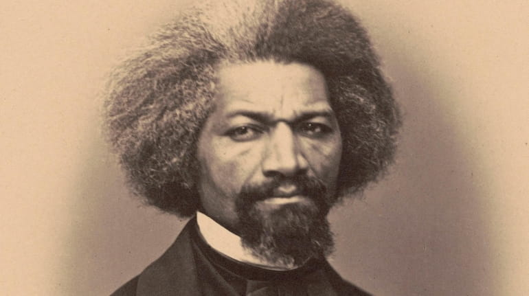Abolitionist, writer and statesman Frederick Douglass, who's featued in PBS'...