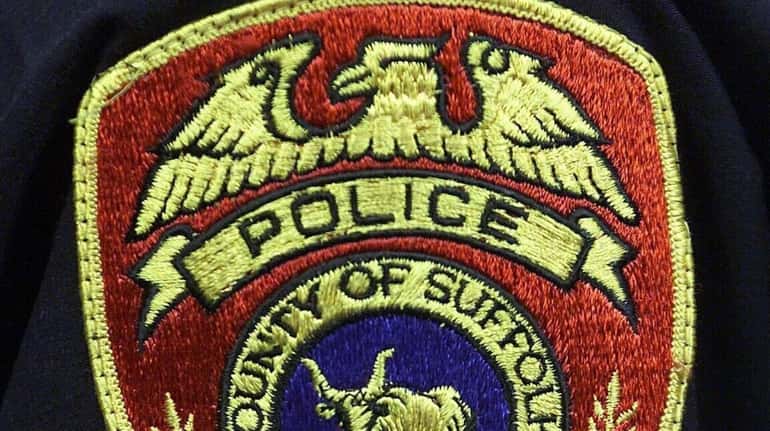 The patch of the Suffolk County Police Department. Newsday photo...