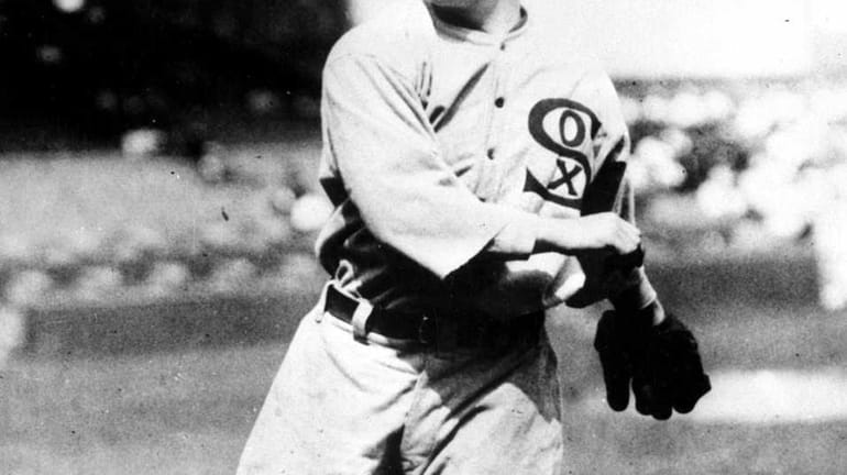 This undated file photo shows Chicago White Sox pitcher Eddie...