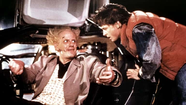 Christopher Lloyd and Michael J. Fox starred in the 1985...