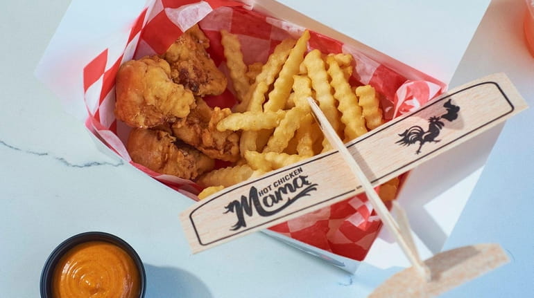 Kids meals at Hot Chicken Mama in Blue Point include a...