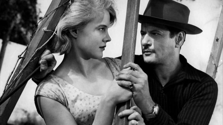 Carroll Baker and Eli Wallach in "Baby Doll," directed by...