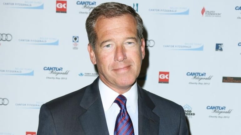 NBC News anchor Brian Williams at the Cantor Fitzgerald Charity...