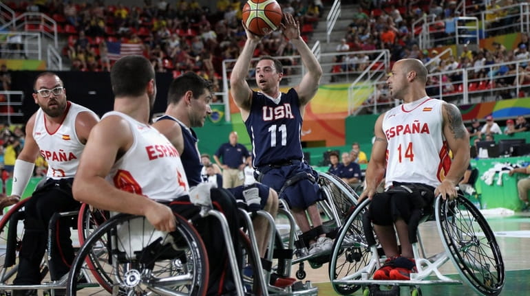 Steve Serio (11) of the USA in action during men's...