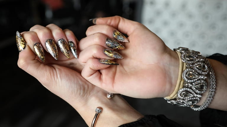 Nails done by Lexi Martone, of the new TLC show,...