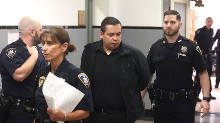 Oscar Argueta was taken into custody at the Nassau County...